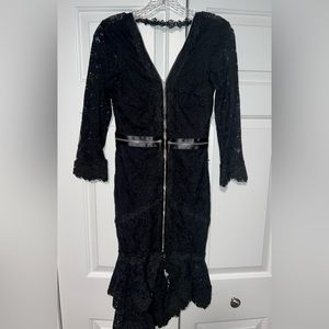NWT- Alexis Paris black lace dress